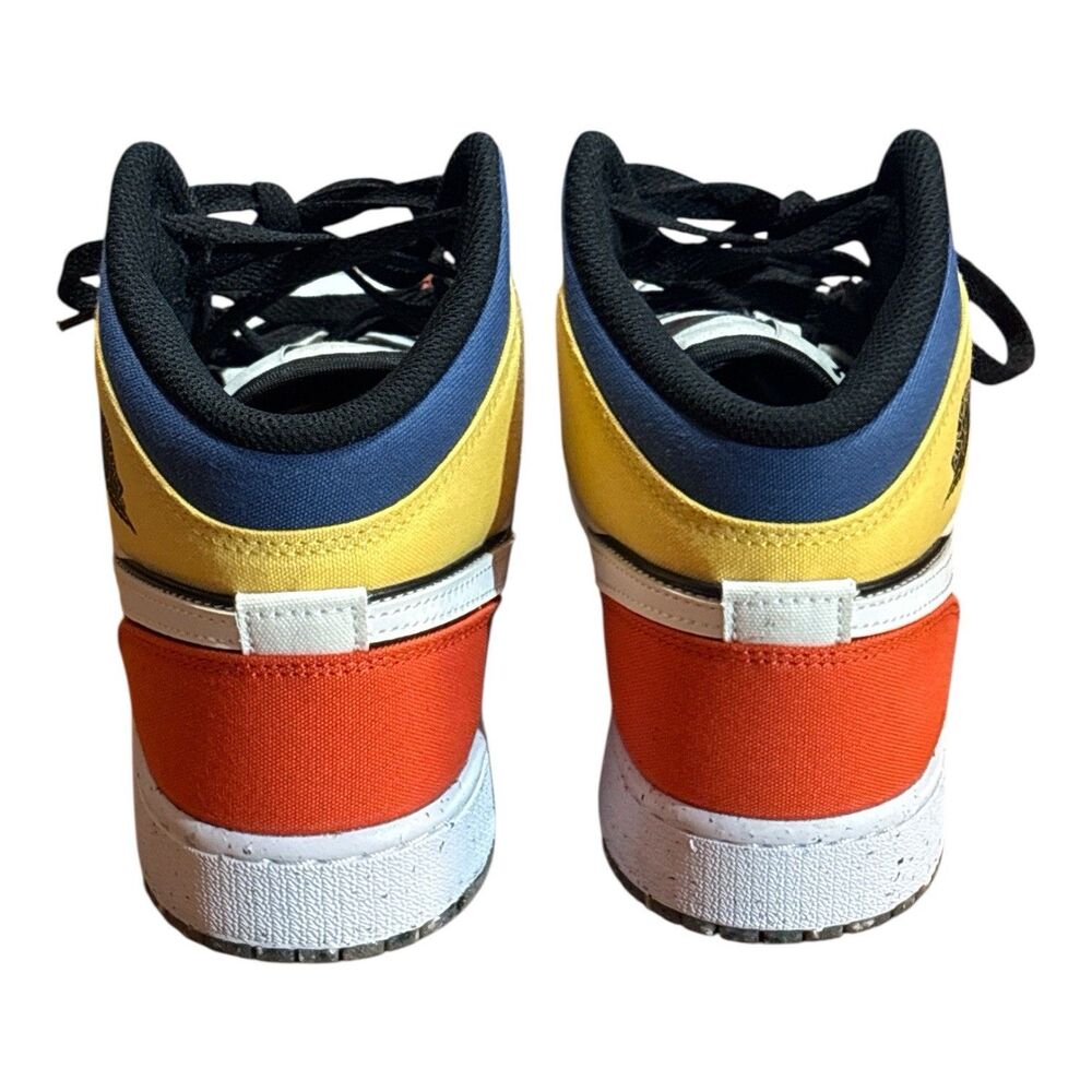 Nike Air Jordan Air Jordan 1 Mid SE GS Sneakers  DV1316-100 Size 7Y  Women’s 8.5 - Picture 8 of 16